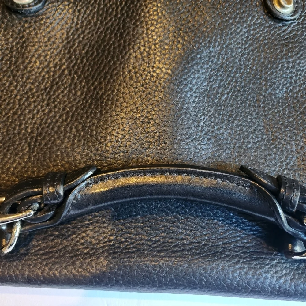 Vintage MULHOLLAND Black Leather Briefcase THE CHALICE 2007 - Picture 12 of 16